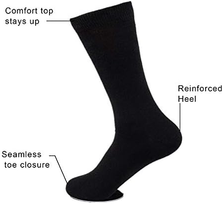 Sock Amazing Bamboo Rayon Super Soft Black Crew Socks - Image 2