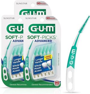 GUM Soft-Picks Advanced Dental Picks For Cleaning