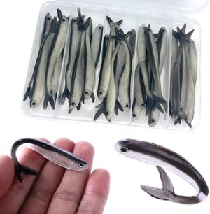 LURESMEOW Soft Plastic Swimbaits Fishing Lures Kit