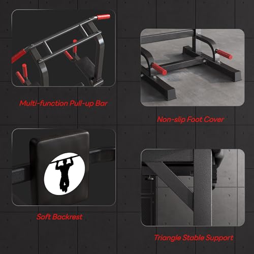 SogesPower Power Tower Adjustable Height Dip Station 330LBS - Image 5