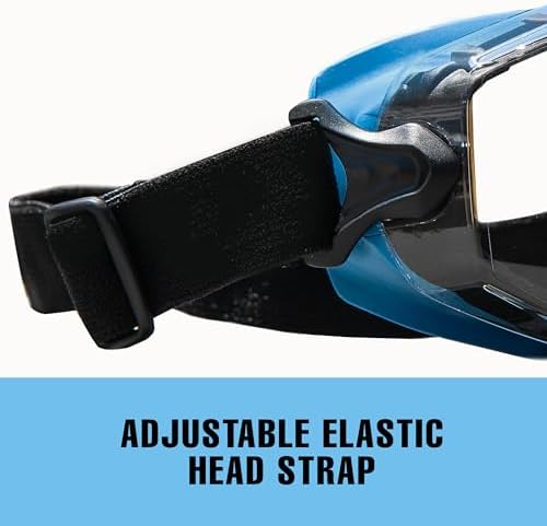 SolidWork Anti-Fog Safety Goggles With Adjustable Headband - Image 3