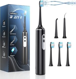 UNINGOPI Sonic Electric Toothbrush & Water Flosser Kit