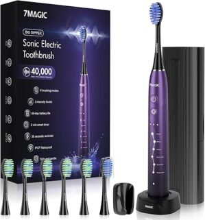 7MAGIC Sonic Electric Toothbrush With 6 Modes