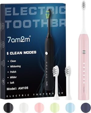 7AM2M Sonic Electric Toothbrush With Timer
