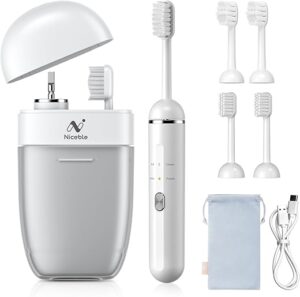 Niceble Sonic Electric Toothbrush With Travel Case