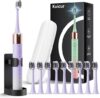 Kuicur Sonic Rechargeable Toothbrush With 10 Heads