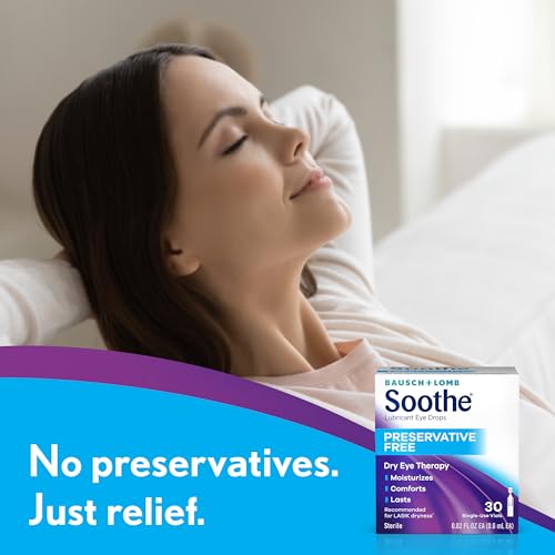 Soothe Preservative Free Lubricant Eye Drops, 30 Count - Image 5