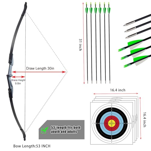 SOPOGER Archery Bow And Arrow Set - Takedown Recurve Bows - Image 3