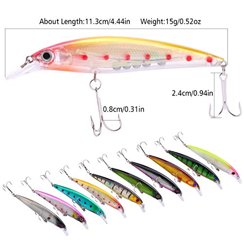 Sougayilang Fishing Minnow Crankbaits Set Swimbaits - Image 2