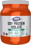 NOW Foods Soy Protein Isolate, Unflavored Powder, 1.2-Pound