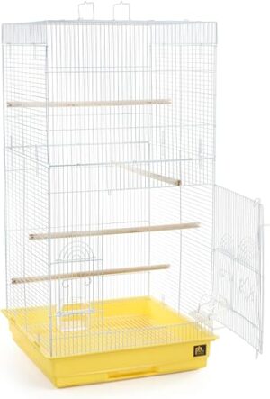 PH Prevue Hendryx SPECONO1818H-Y Tall Tiel Cage, Yellow
