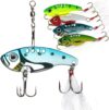 Sougayilang Spinner Spoon Blade Swimbait Fishing Lures-4pcs