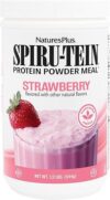Natures Plus Spiru-Tein Strawberry Protein Shake, 1.2 lb