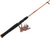 Zebco Splash Spinning Reel Fishing Rod Combo, Orange