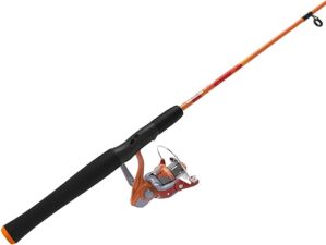 Zebco Splash Spinning Reel Fishing Rod Combo, Orange