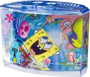 Penn-Plax Spongebob Betta Aquarium Kit, 0.5 Gallon