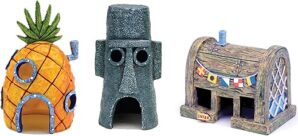 Penn-Plax Spongebob Fish Tank Decorations Set