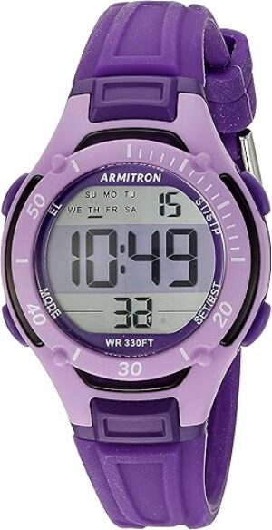 Armitron Sport Women’s 45/7062PUR Chronograph Watch