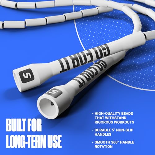 SPORTBIT Professional Beaded Jump Rope For Fitness - Image 2
