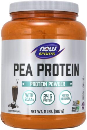 NOW Foods Sports Nutrition Pea Protein, Creamy Chocolate