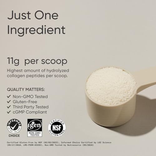 Sports Research Collagen Peptides Hydrolyzed Powder Protein Supplement - Image 3