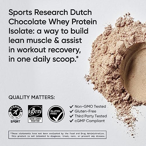 Sports Research Creatine Monohydrate, Chocolate Whey Protein, Waist Trimmer - Image 4