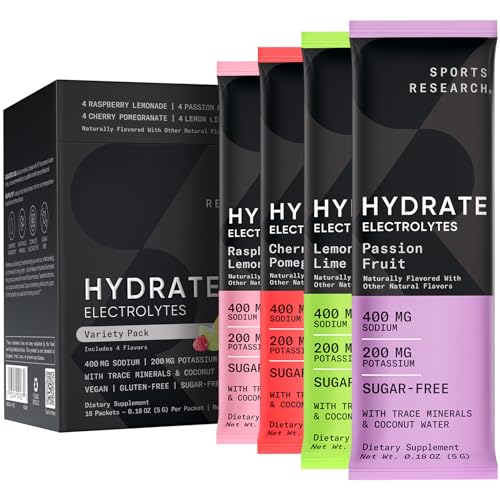 Sports Research Creatine Monohydrate, Electrolytes Packets, Chocolate Whey Protein - Image 4