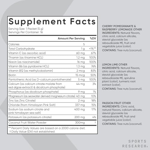 Sports Research Creatine Monohydrate, Electrolytes Packets, Chocolate Whey Protein - Image 5