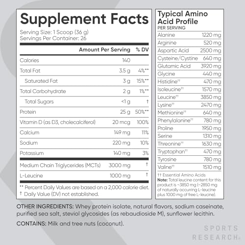 Sports Research Creatine Monohydrate & Vanilla Whey Protein Duo - Image 5