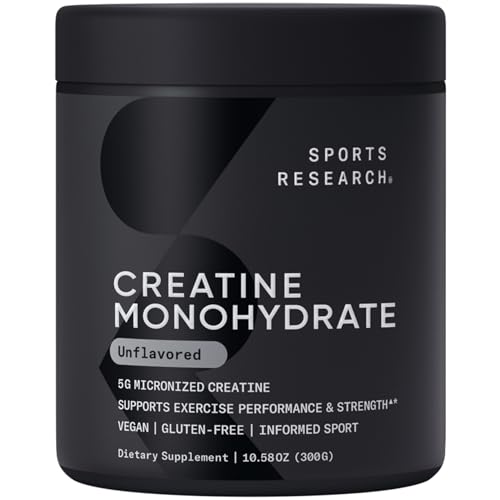 Sports Research Creatine Monohydrate & Vanilla Whey Protein Duo - Image 2