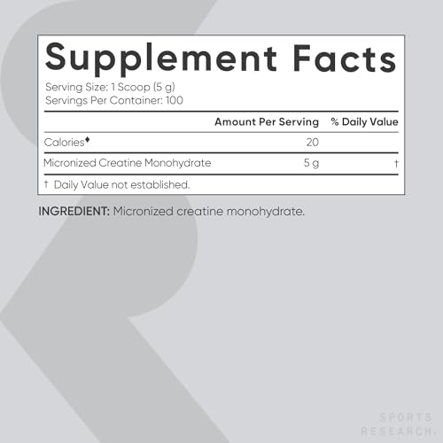 Sports Research Creatine Monohydrate & Workout Enhancer Gel - Image 4