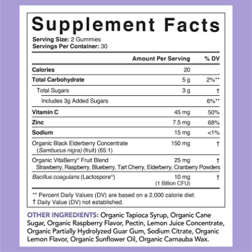 Sports Research Elderberry Gummies with Vitamin C & Zinc - Image 4