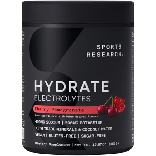 Sports Research Hydrate Electrolytes Powder - Sugar-Free - Image 3