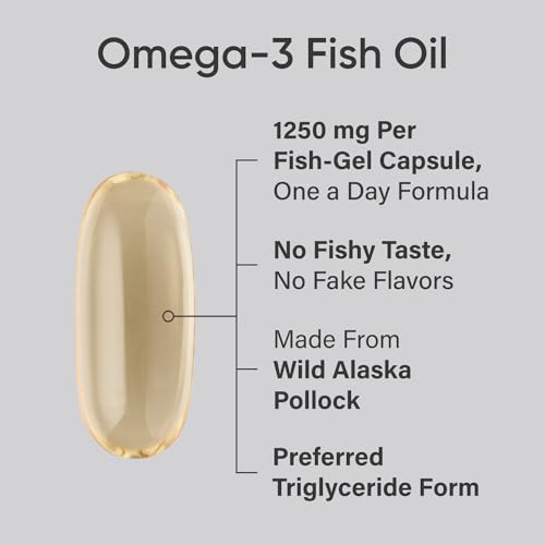 Sports Research Vegan Biotin 10,000 mcg Softgels, Omega 3 Fish Oil 1250 mg, Vitamin D3 + K2 Softgels - Image 5