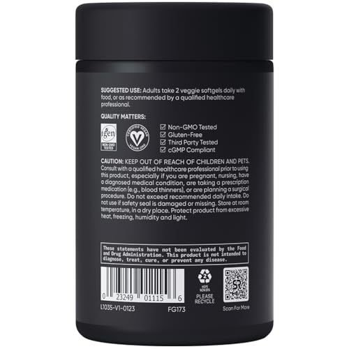 Sports Research Vegan Omega-3 Algae Oil Supplement - Image 2