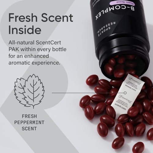 Sports Research Vitamin B-Complex Plant-Based Softgels - Image 4