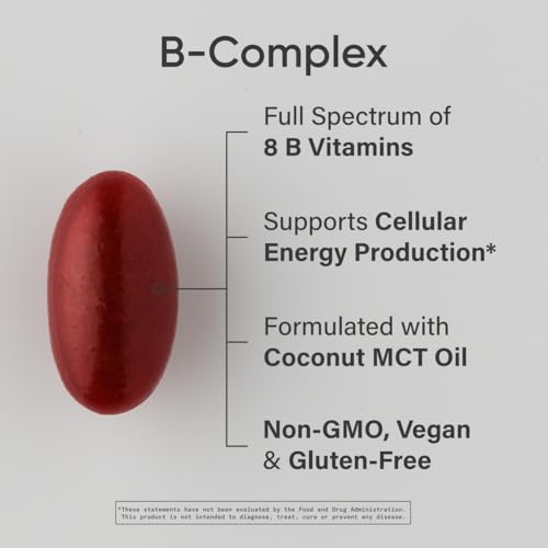 Sports Research Vitamin B-Complex Plant-Based Softgels - Image 2