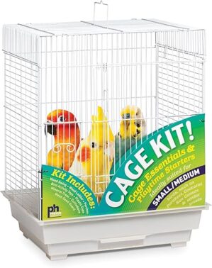 Prevue Pet Products Square Roof Bird Cage Kit 91320