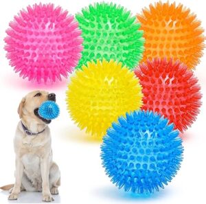 VITEVER Squeaky Dog Toy Balls, Durable Chewers