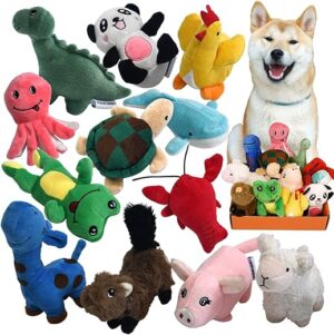 LEGEND SANDY Squeaky Plush Dog Toy Pack