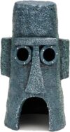 Penn-Plax Squidward’s Easter Island Home Ornament – Large