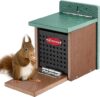 Kingsyard Squirrel Feeder Box, Recycled Plastic, Weather-Proof