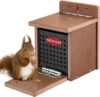 Kingsyard Squirrel Feeder Box With Metal Panel