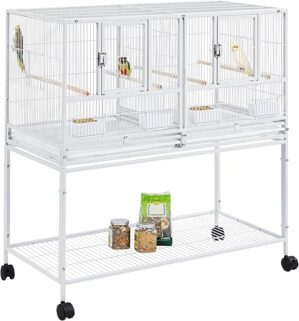Yaheetech Stackable Breeder Bird Cage with Stand