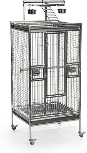 Prevue Pet Products Stainless Steel Play Top Bird Cage