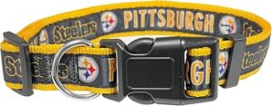 Pets First Steelers Licensed Small Dog Collar