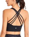 CRZ YOGA Strappy Longline Wirefree Yoga Bras