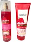 Bath & Body Works Strawberry Pound Cake 2 Pc Bundle