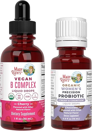 MaryRuth Organics Stress & Cognition Probiotic Drops (Chocolate)