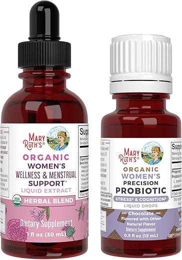 MaryRuth Organics Stress & Cognition Probiotic Drops Chocolate